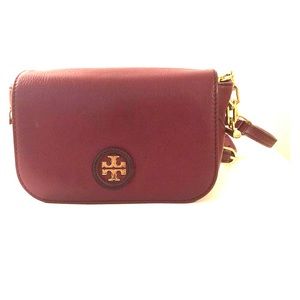 Tory Burch red leather crossbody
